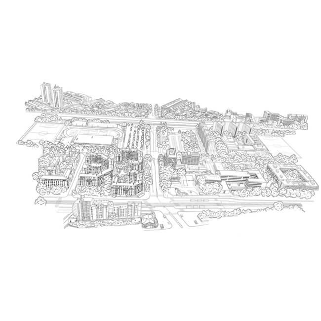 Porte de Clignancourt district AREP
